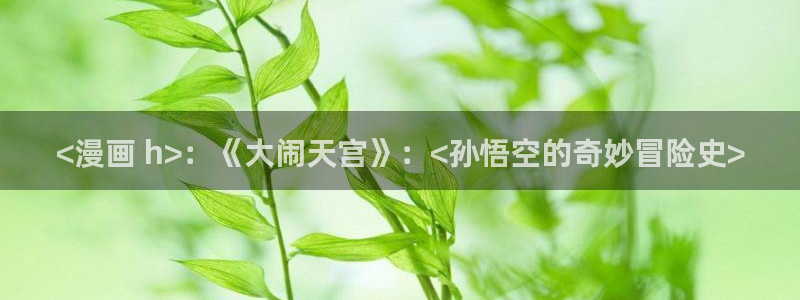 汗汗漫画主页sss：<漫画 h>：《大闹天宫》：<孙悟空的奇妙冒险史>